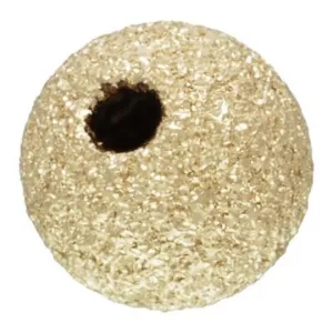 14K Gold Filled Round 3 mm Stardust Bead / 10 Pieces