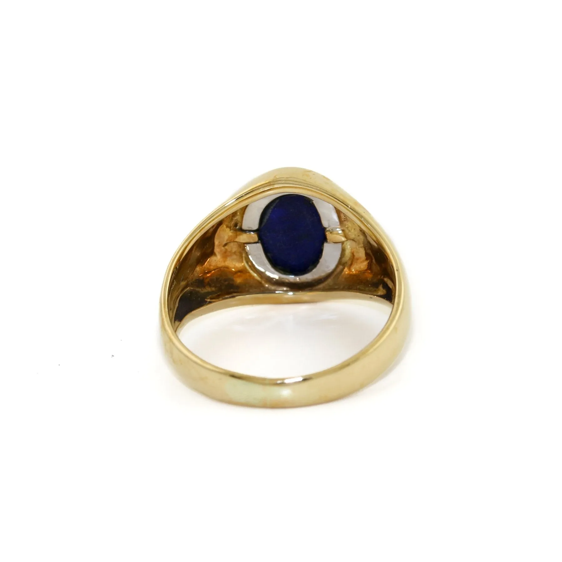 18K Gold x Lapis Signet Ring