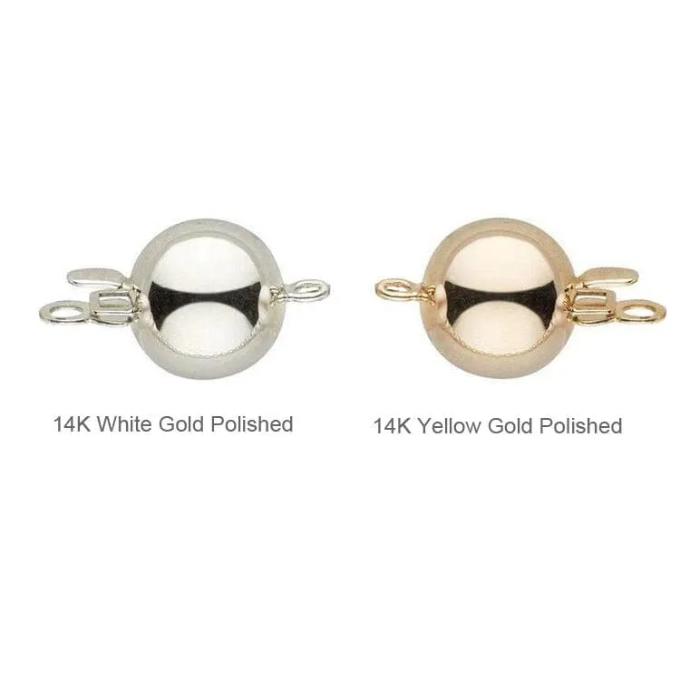 8.1-10.9 mm AA /AAA Golden South Sea Round Pearl Necklace