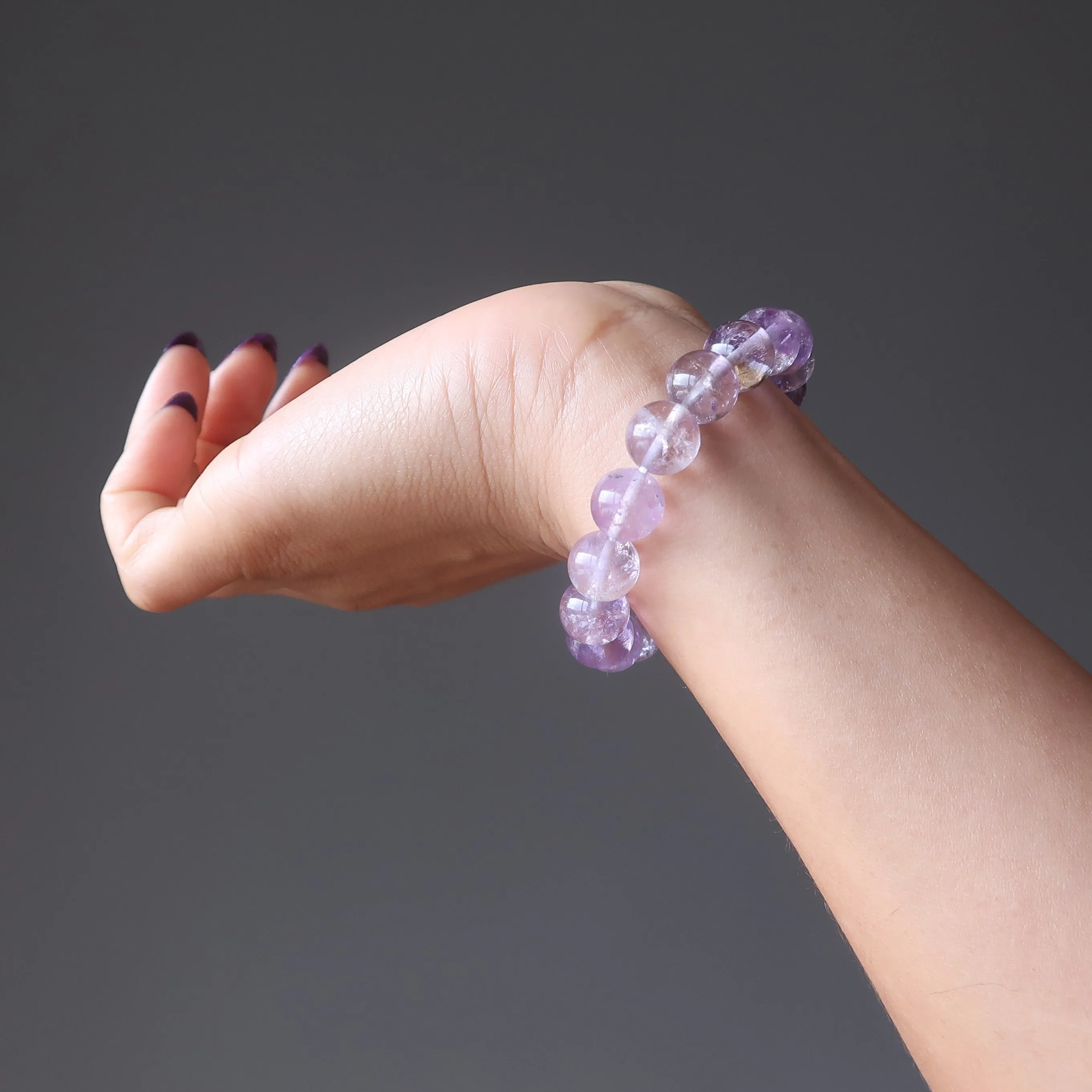 Ametrine Bracelet Spiritual Confidence Citrine Amethyst