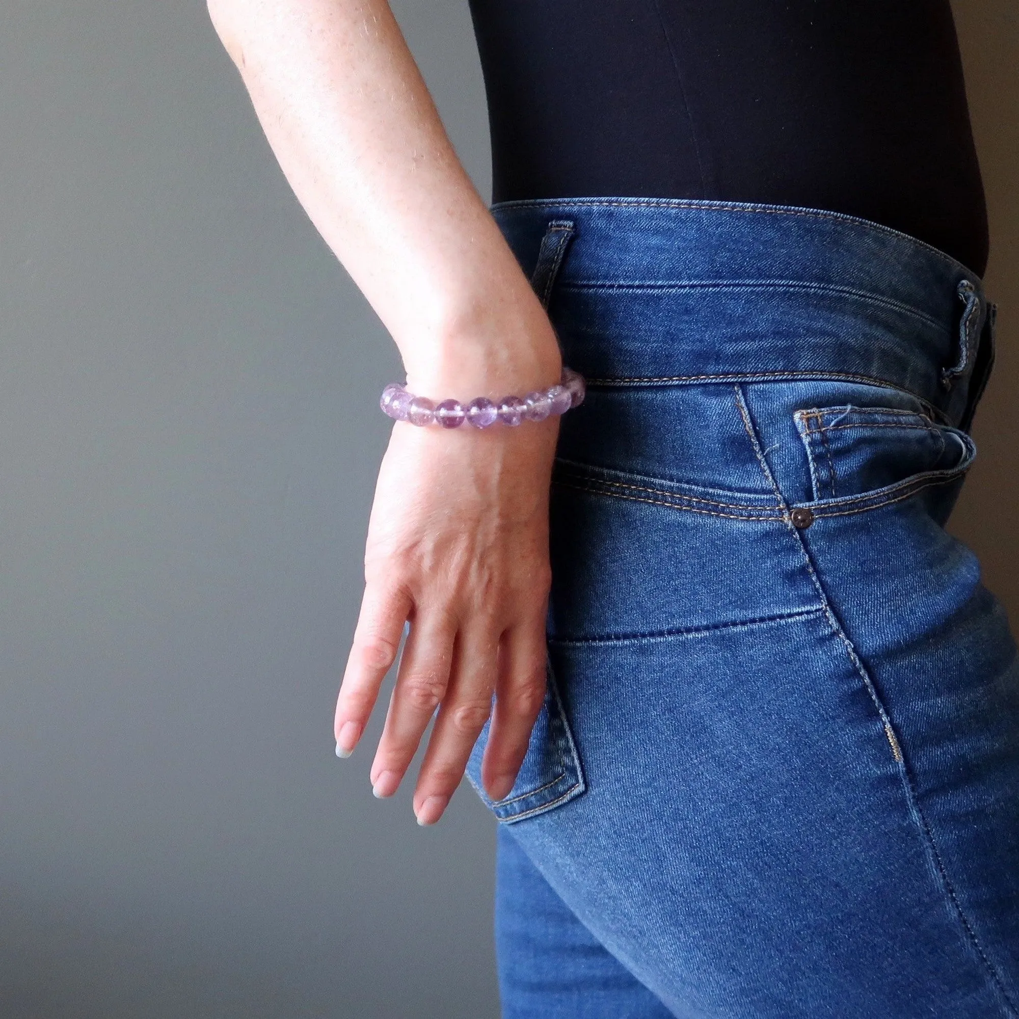 Ametrine Bracelet Spiritual Confidence Citrine Amethyst