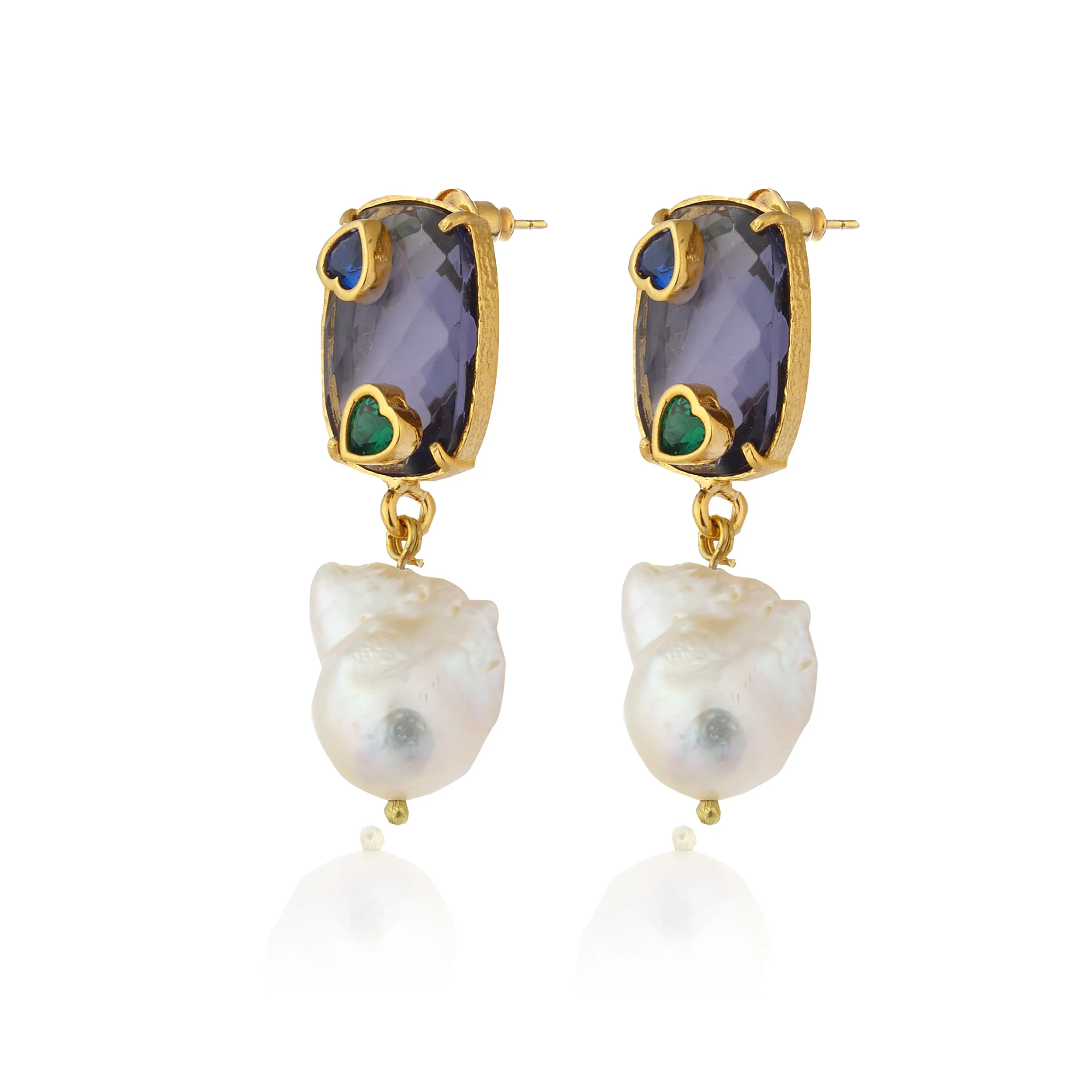 Antheia Earrings - Violet