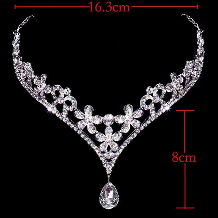 Baroque Luxury Crystal AB Bridal Crown Tiara Light Gold Color Diadem Tiaras Bride Wedding Hair Accessories