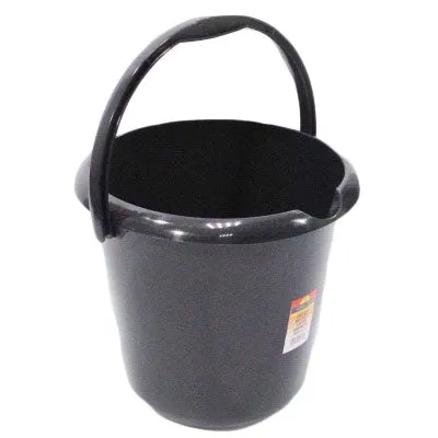 Bucket with Handle & Spout 13L Graphite