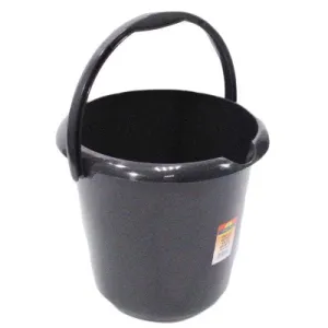 Bucket with Handle & Spout 13L Graphite