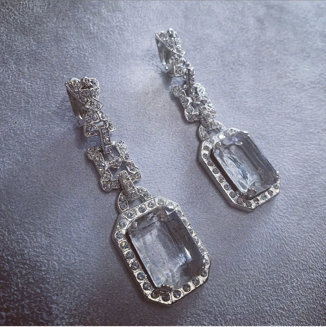Carlo Zini diamante statement earrings