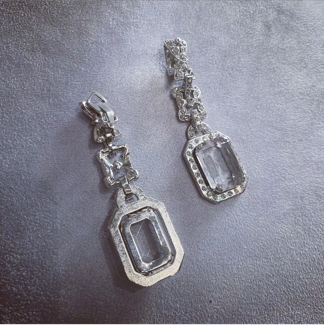 Carlo Zini diamante statement earrings