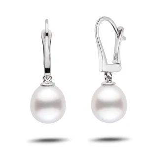 Classic Collection Drop White South Sea 10.0-11.0 mm Pearl Dangle Earrings