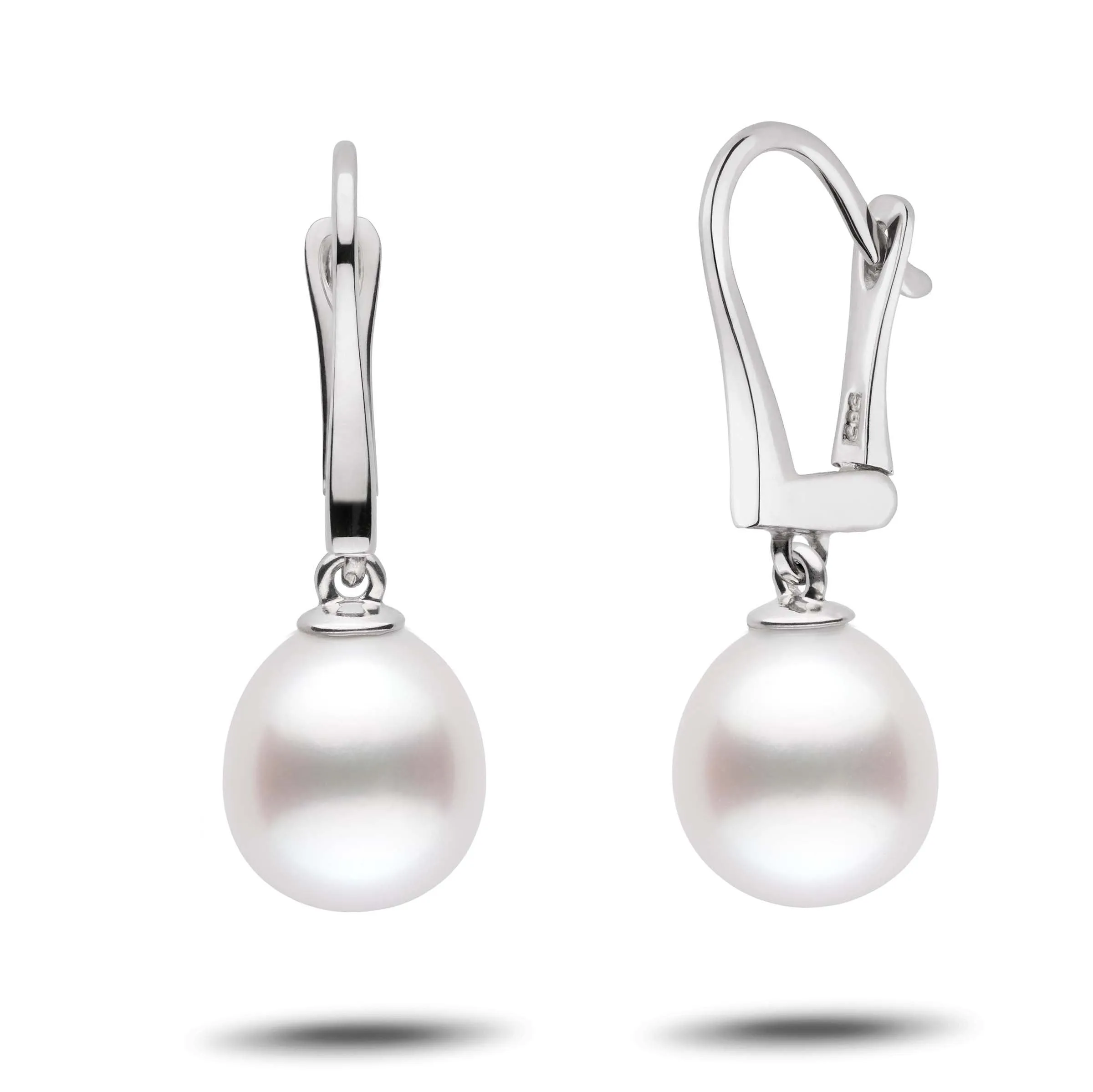 Classic Collection Drop White South Sea 10.0-11.0 mm Pearl Dangle Earrings