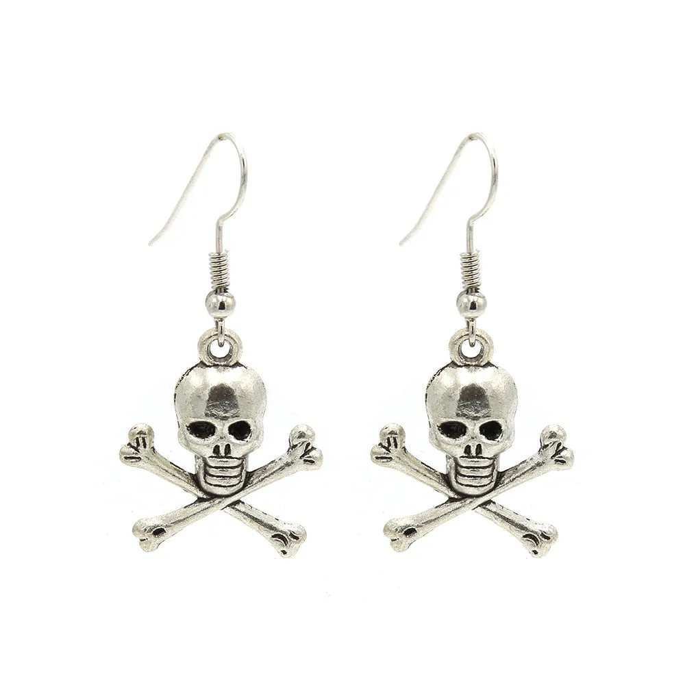 Cross Dangle Drop Earrings