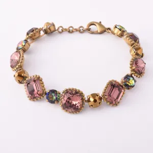 Dahlia Bracelet - Amethyst Crystals