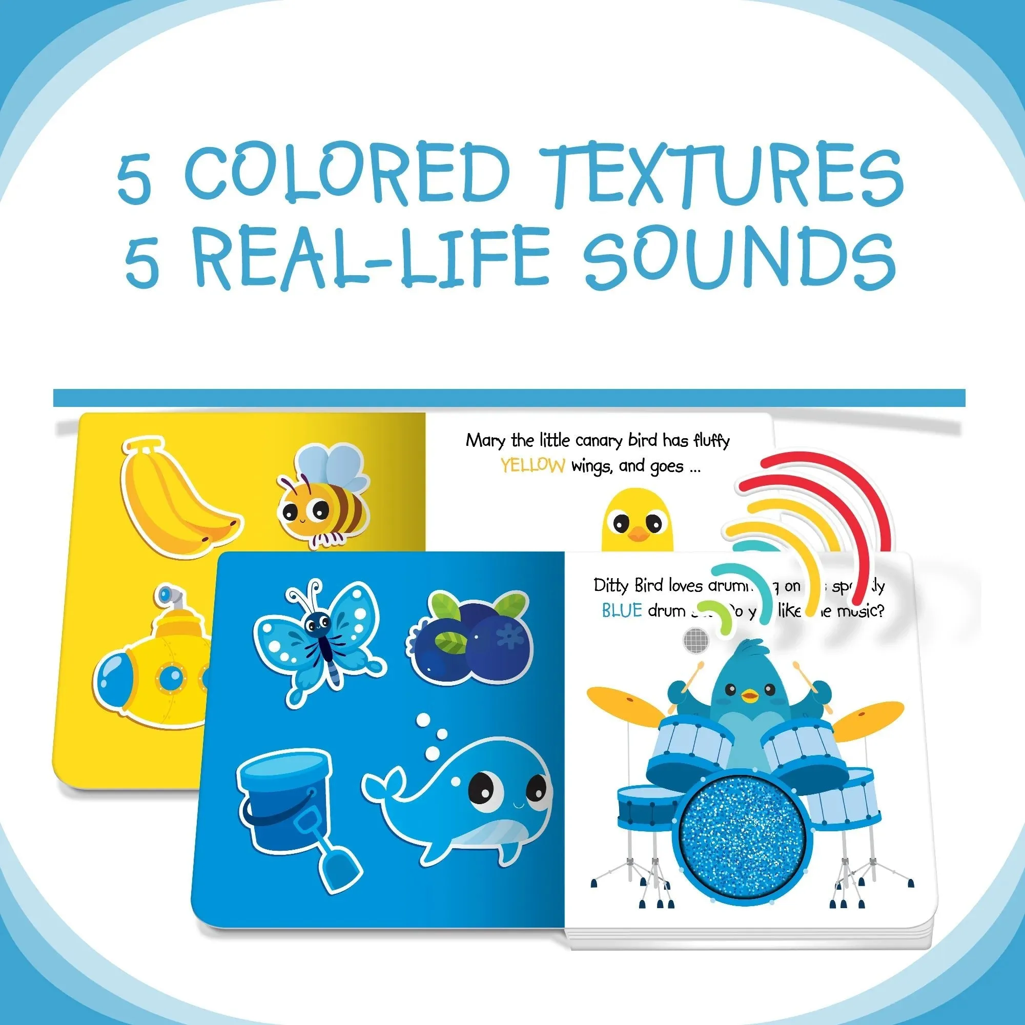 Ditty Bird Touch The Colours Board Book