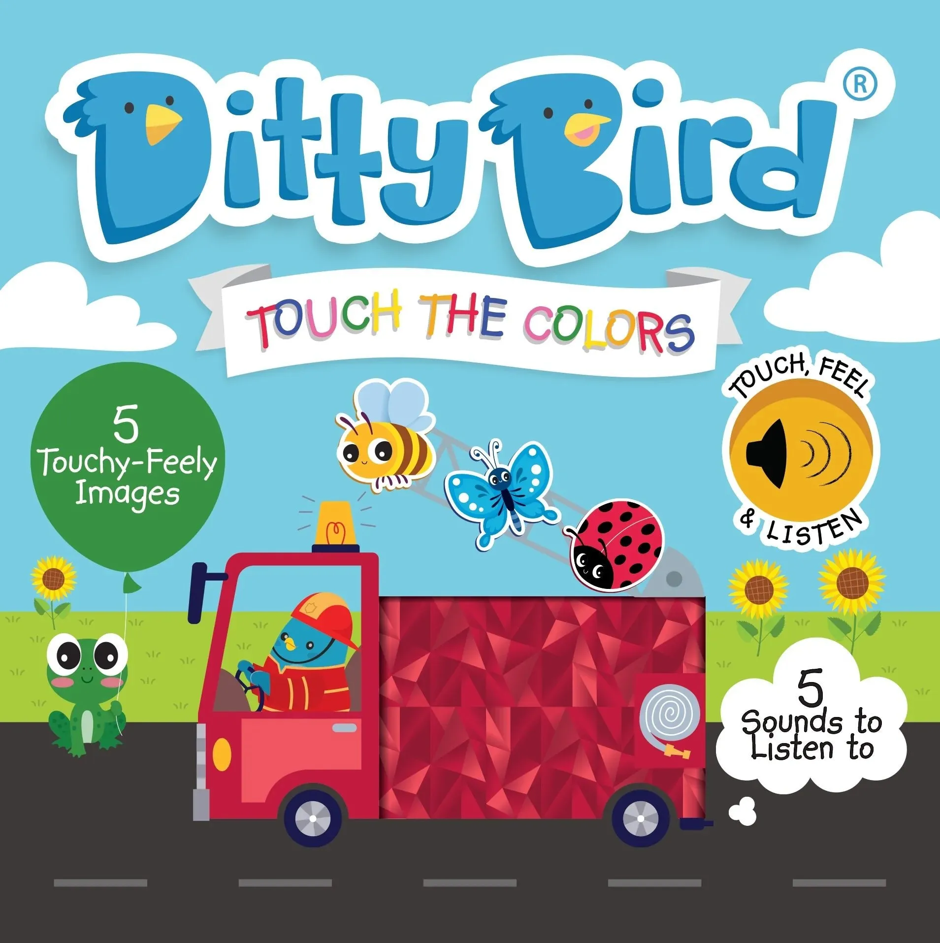 Ditty Bird Touch The Colours Board Book