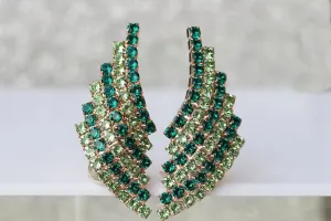 EMERALD PERIDOT EARRINGS