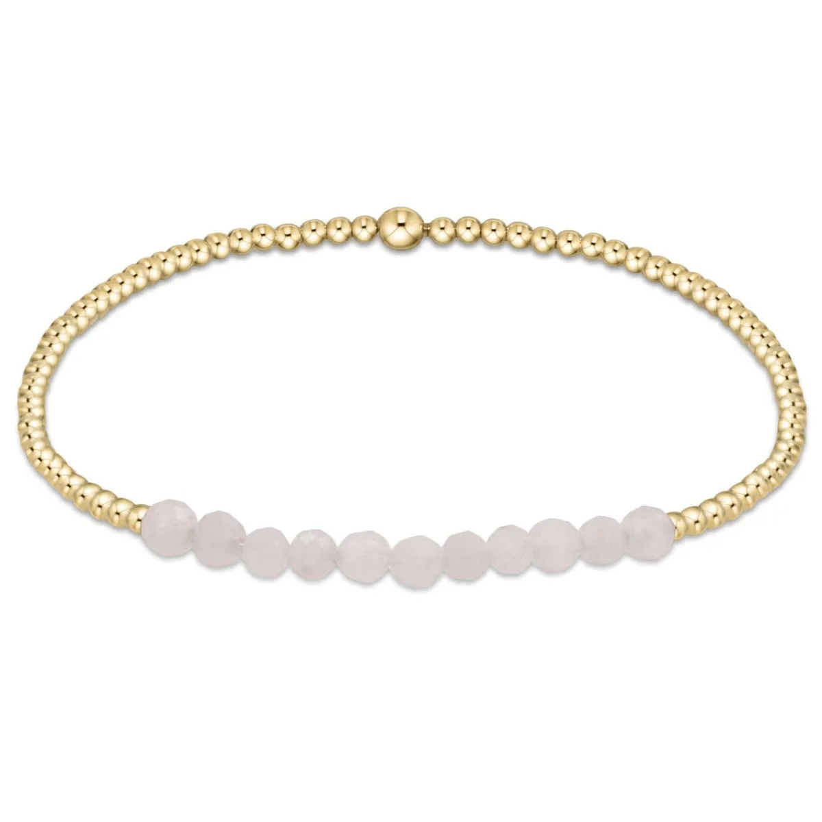 Enewton Gold Bliss 2MM Bead Bracelet-Moonstone