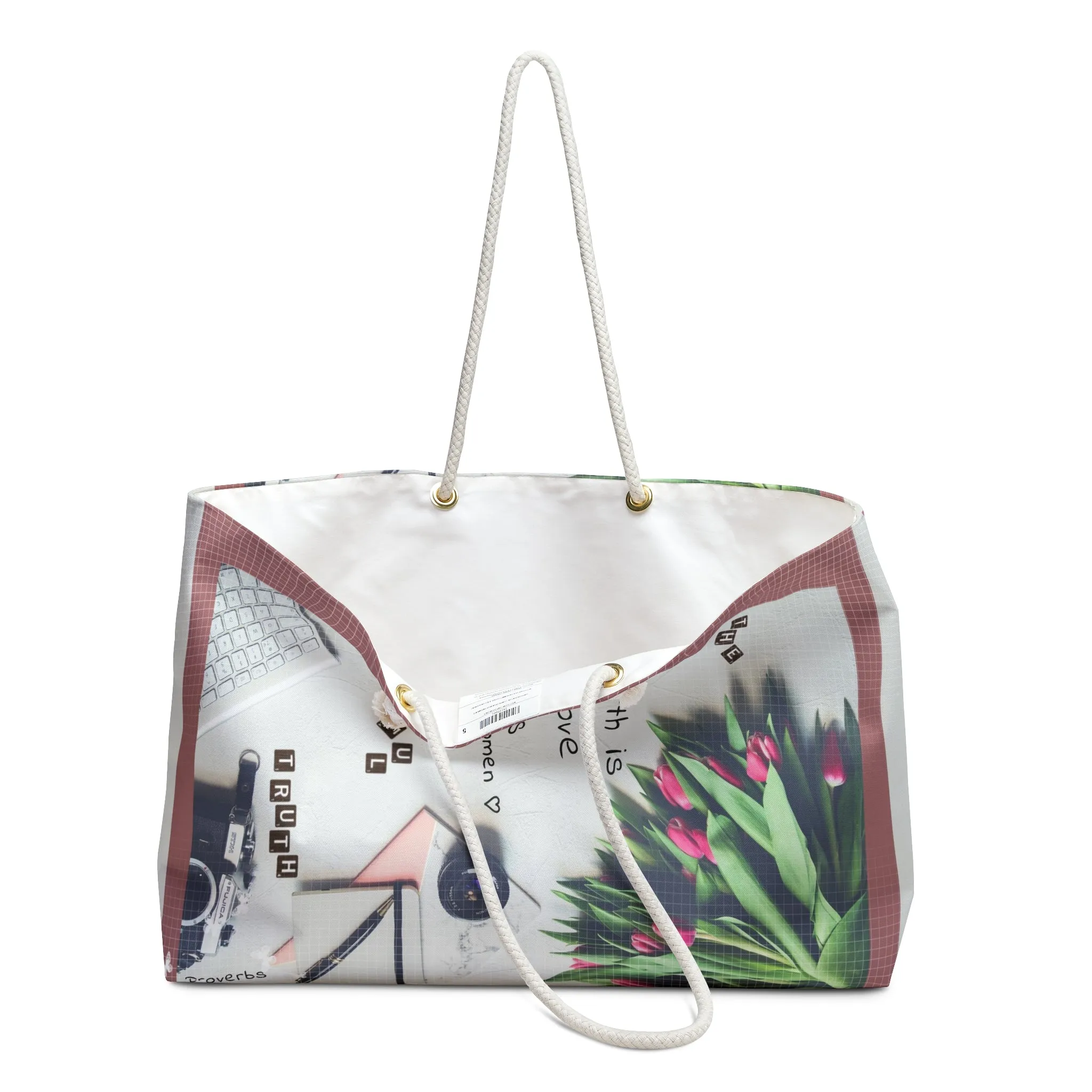 English || Virtuous Woman Weekender Tote