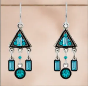 Firefly Jewelry Architectural Collection Earrings-E203-TURQ