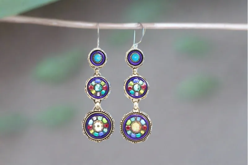 Firefly Jewelry Earrings, La Dolce Vita 3 Tier in Soft