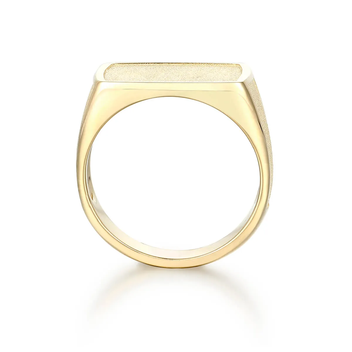 Gold Dust Signet Ring