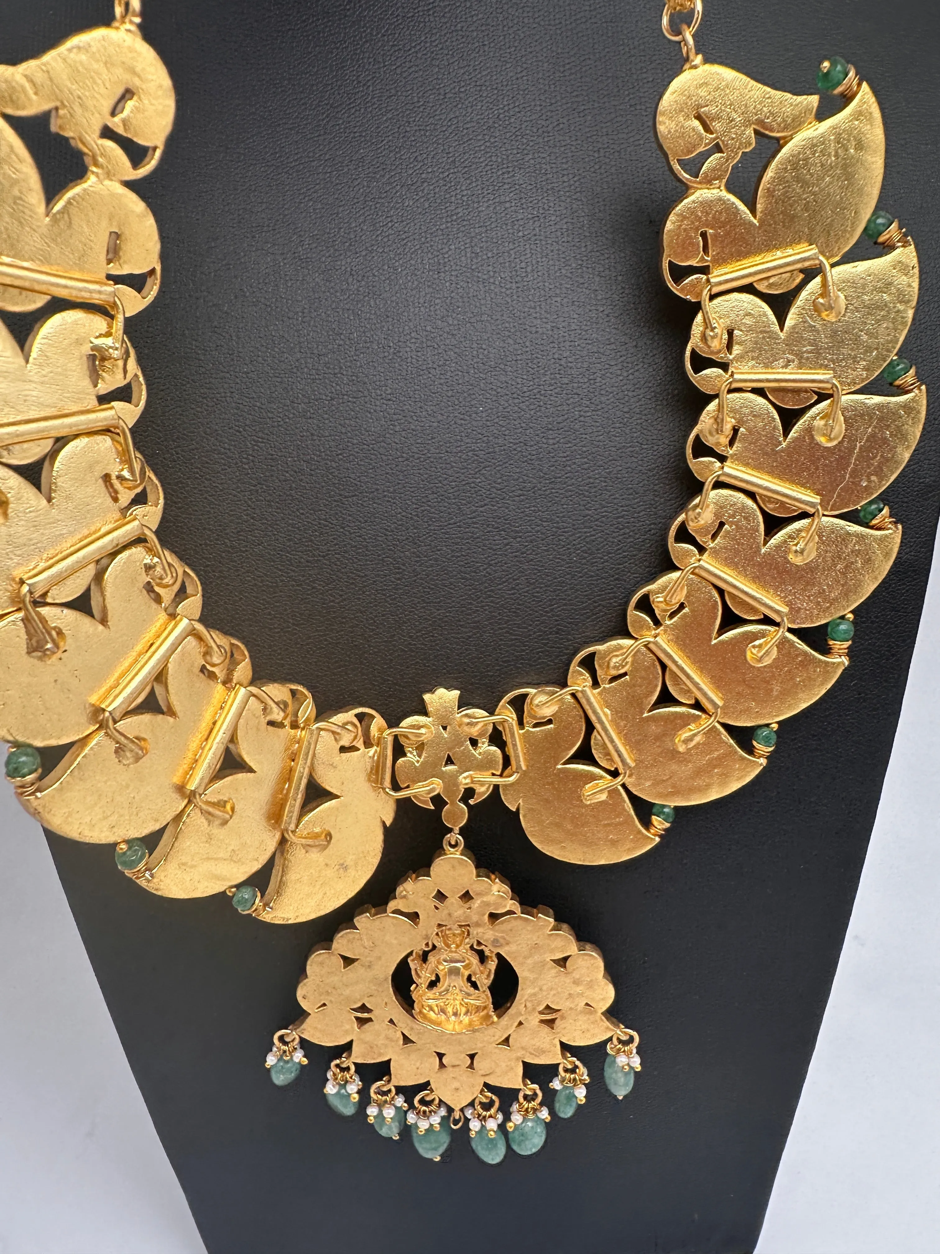 Jadau Kundan Red Mango Necklace