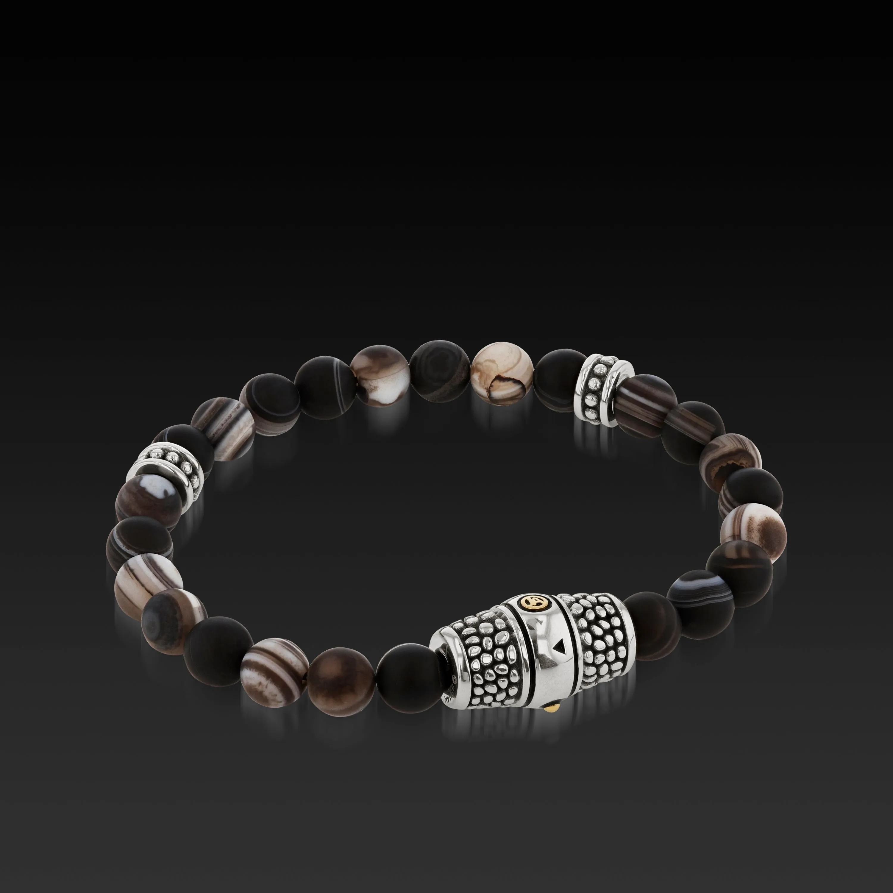 Matrix 8mm Beaded Bracelet