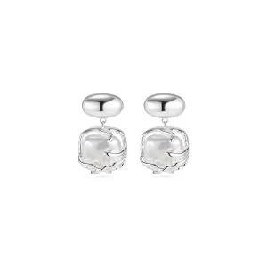 Moonlight Forest Dangle Silver Earrings