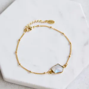 Moonstone Freeform Bracelet