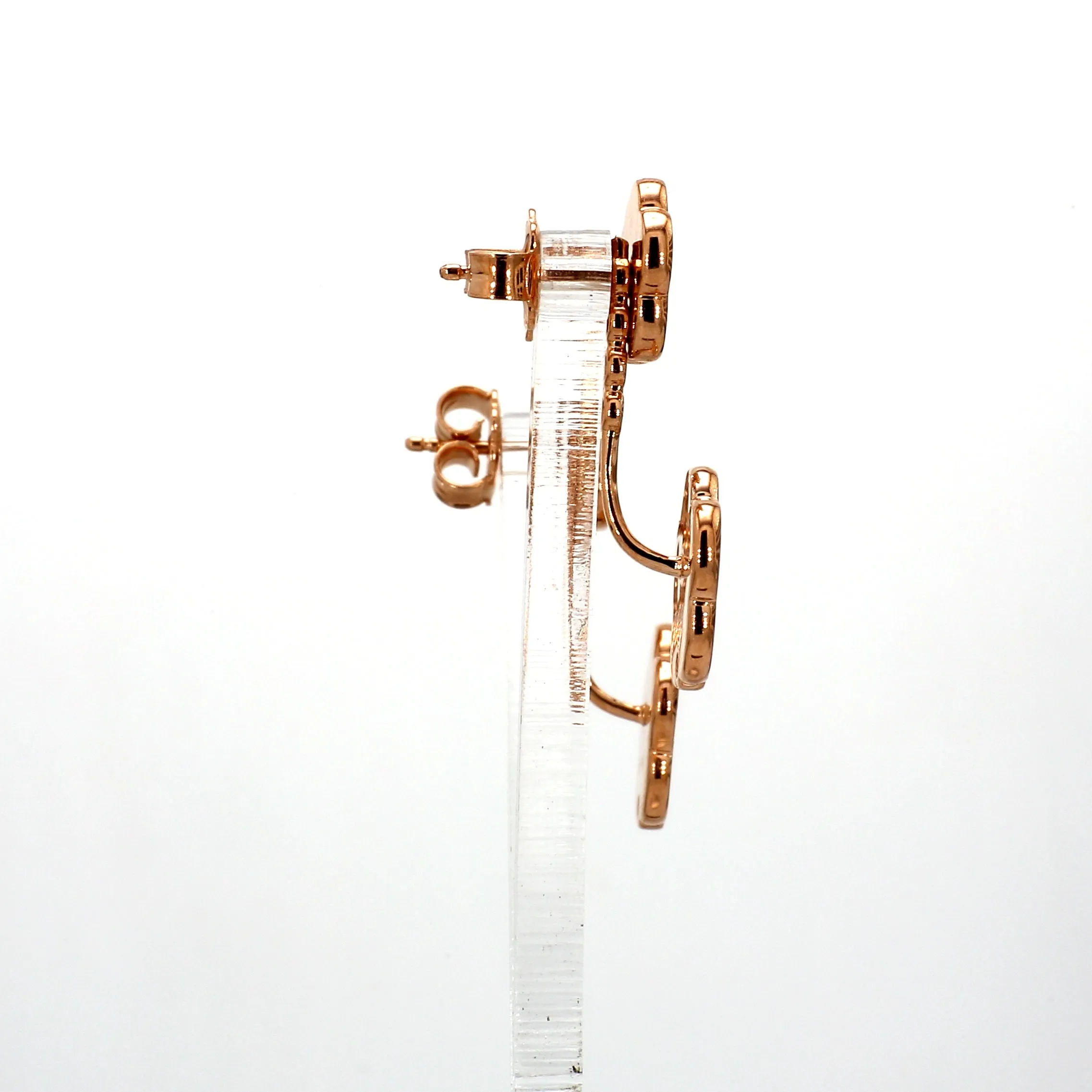 Mother-of-Pearl & Diamond Drop Earrings