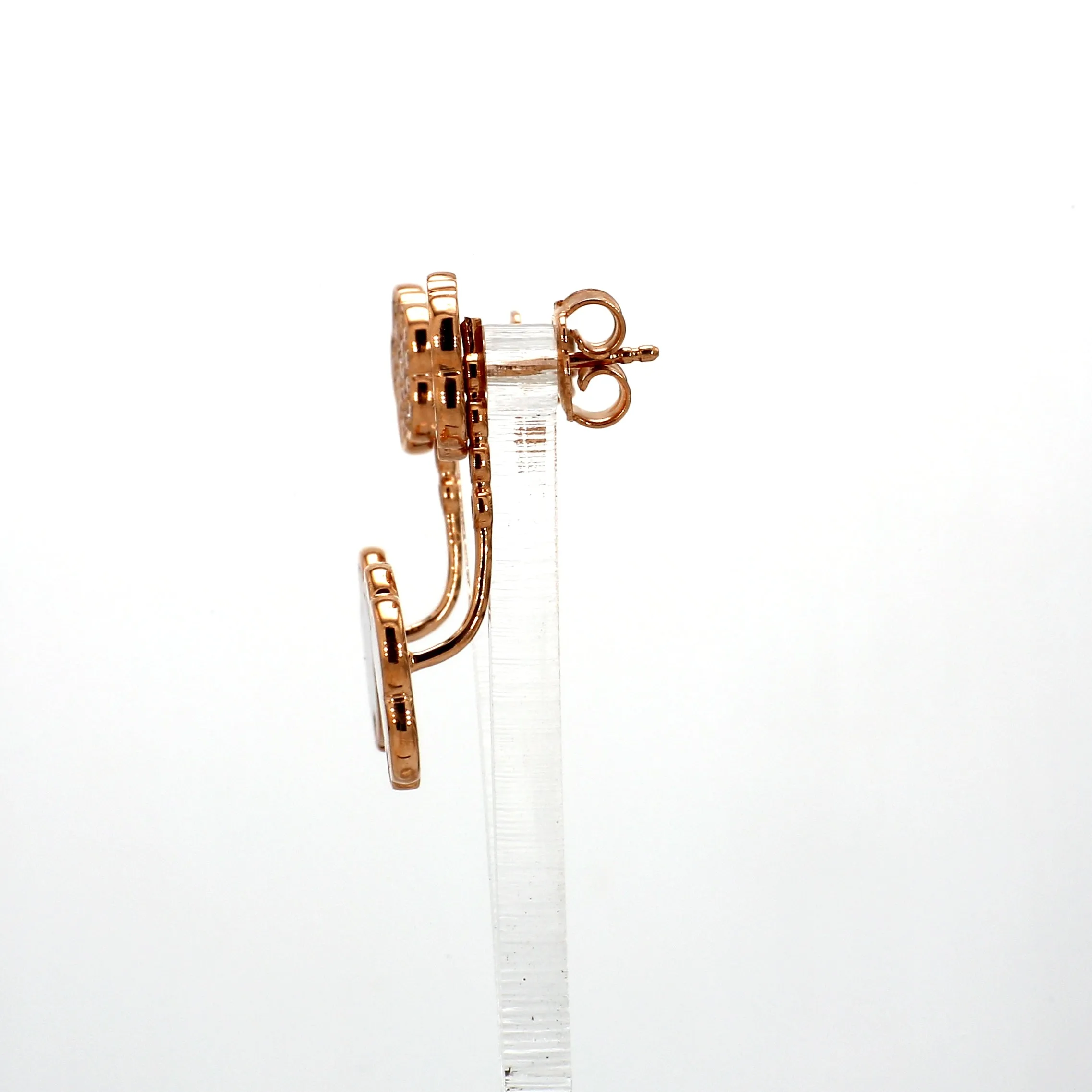 Mother-of-Pearl & Diamond Drop Earrings