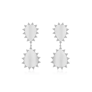 Pear Shape Dangle Earrings