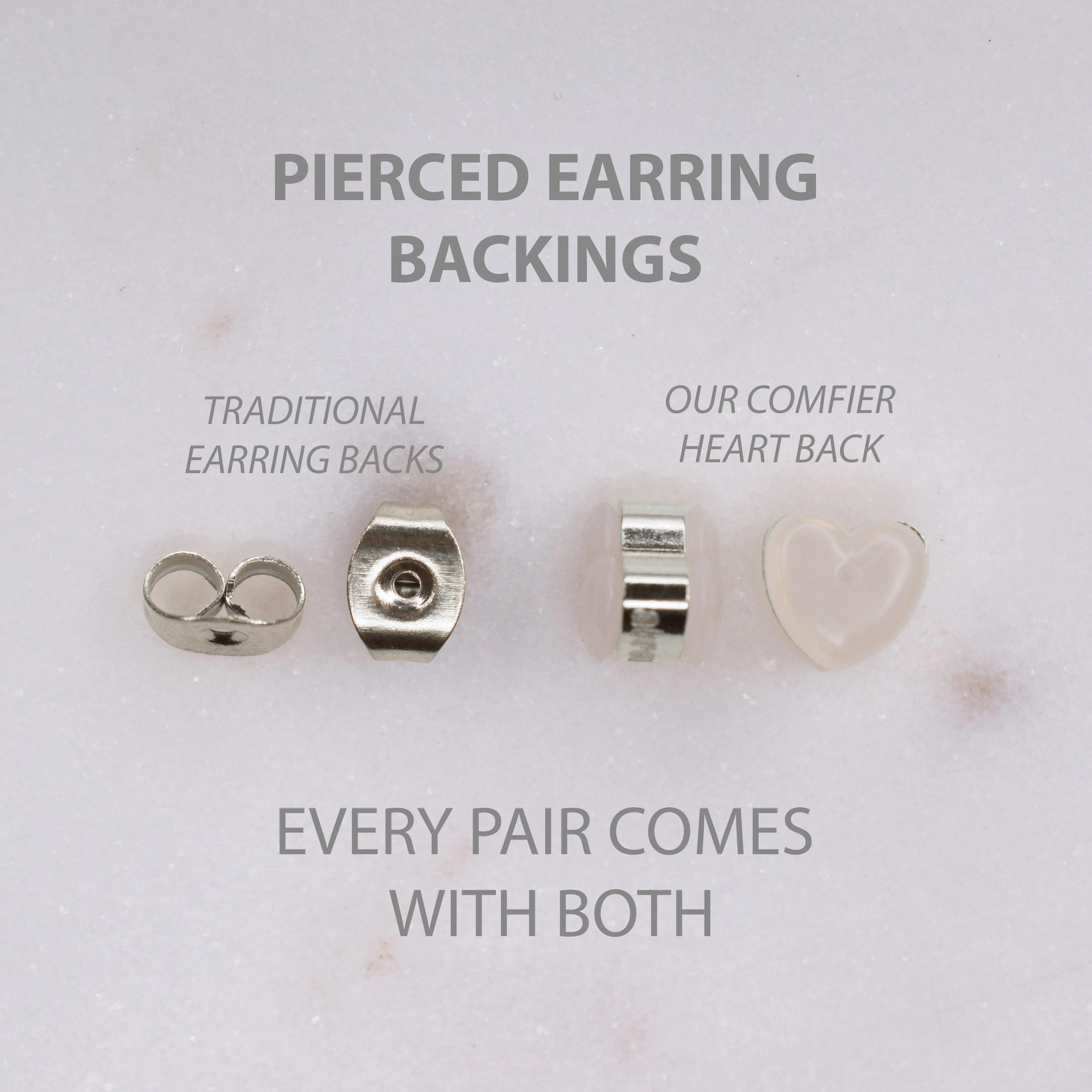 PEARL HEART DANGLE EARRINGS IN SILVER