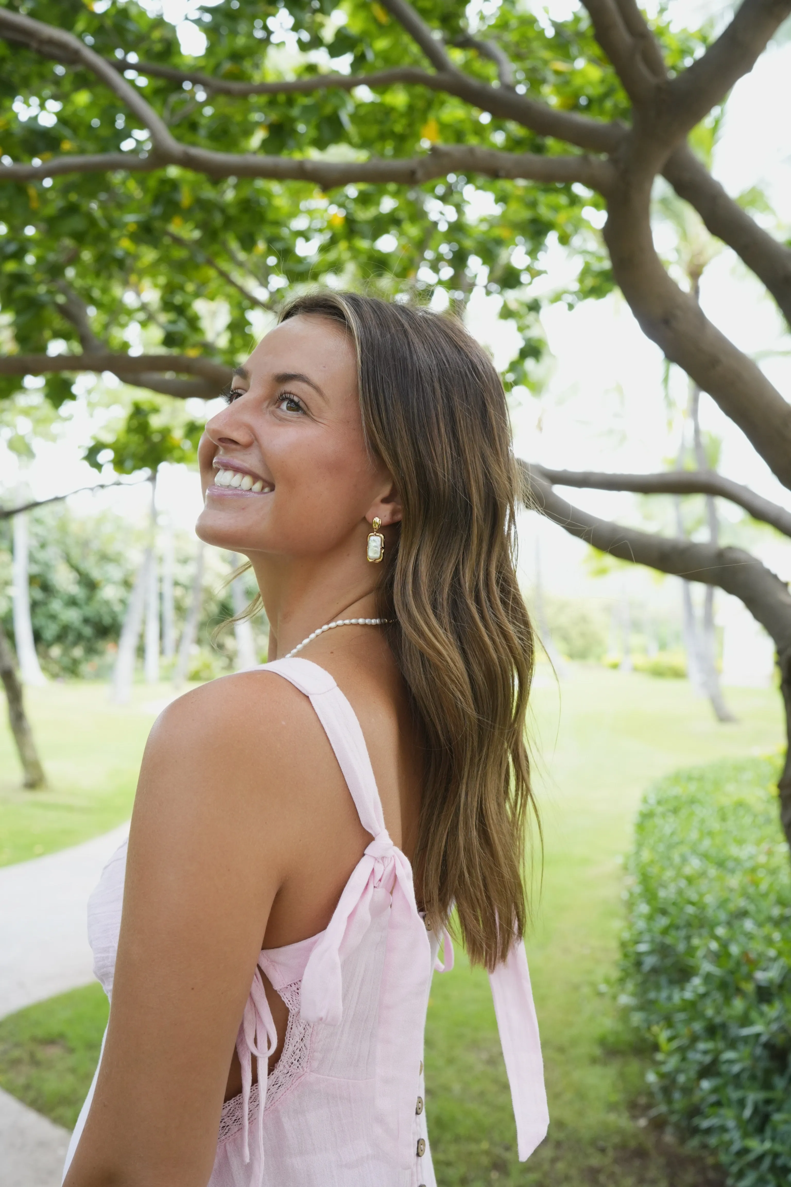 Pearl Reflection Earrings