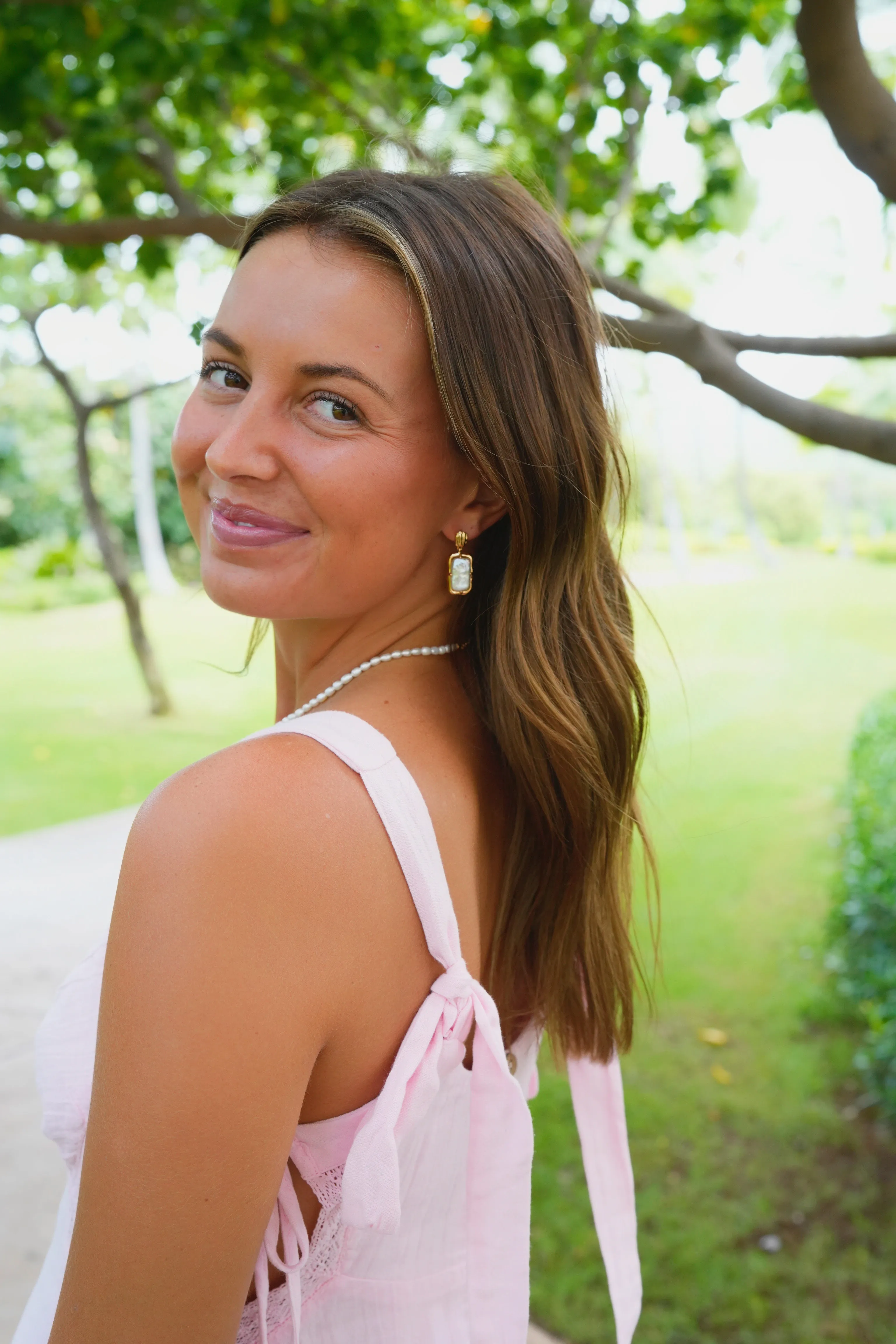 Pearl Reflection Earrings