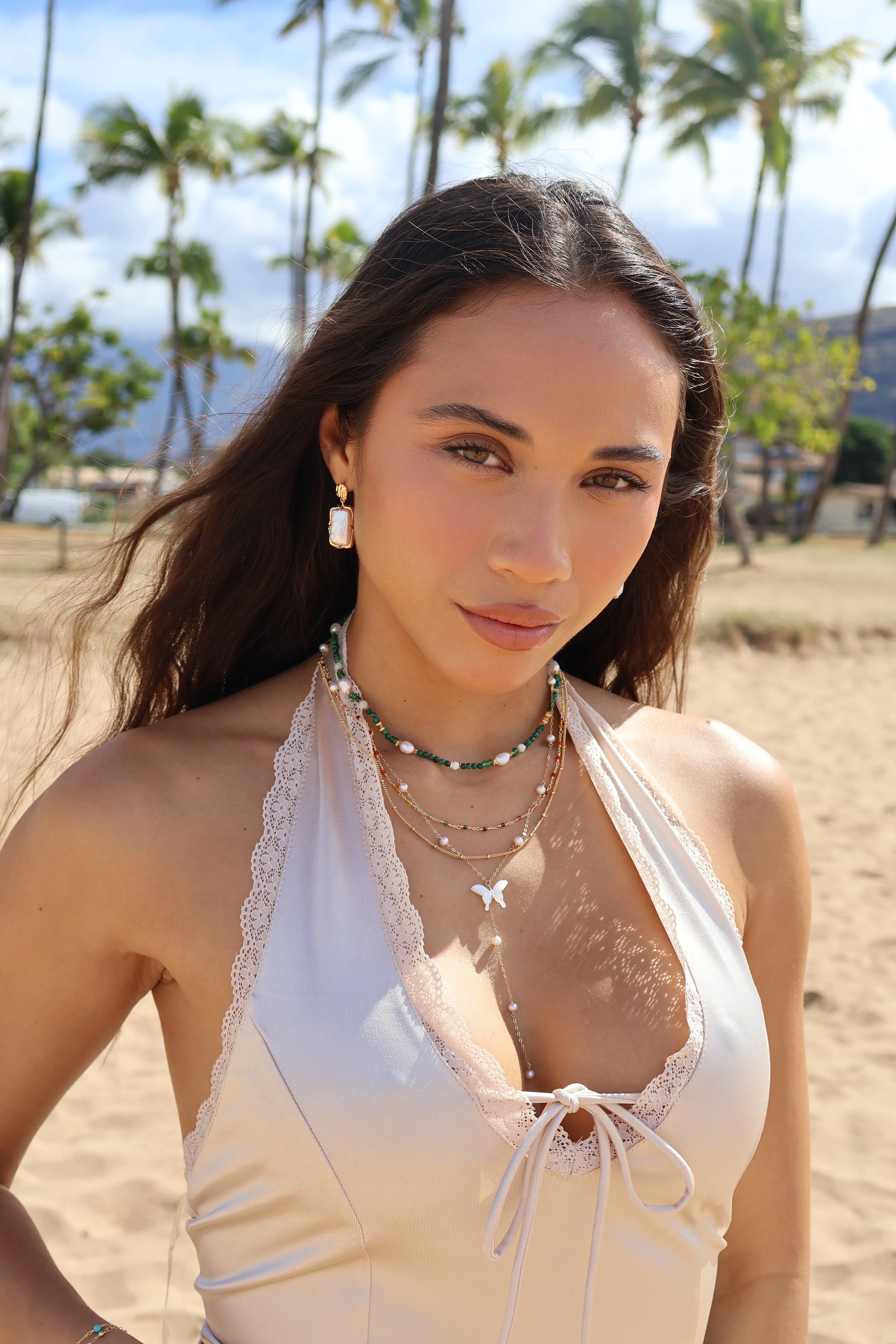 Pearl Reflection Earrings