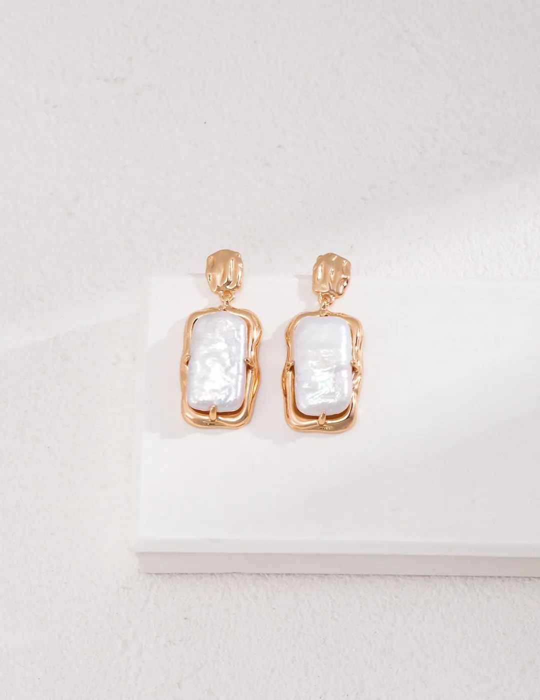 Pearl Reflection Earrings