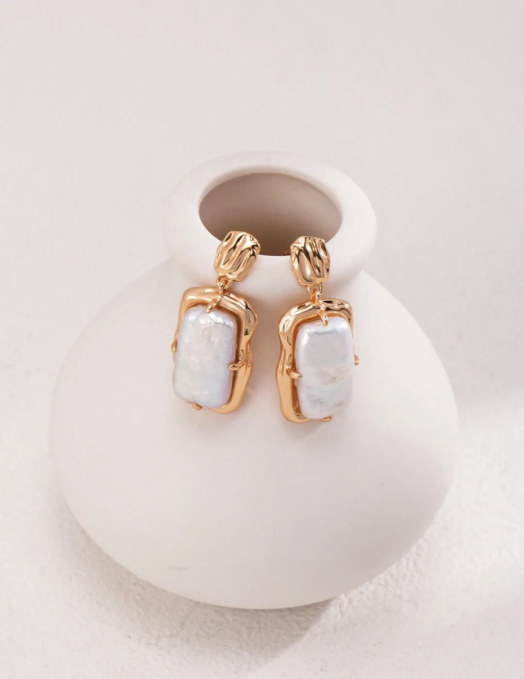 Pearl Reflection Earrings