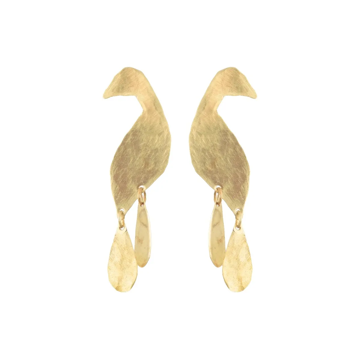 Petite Peacock Earrings