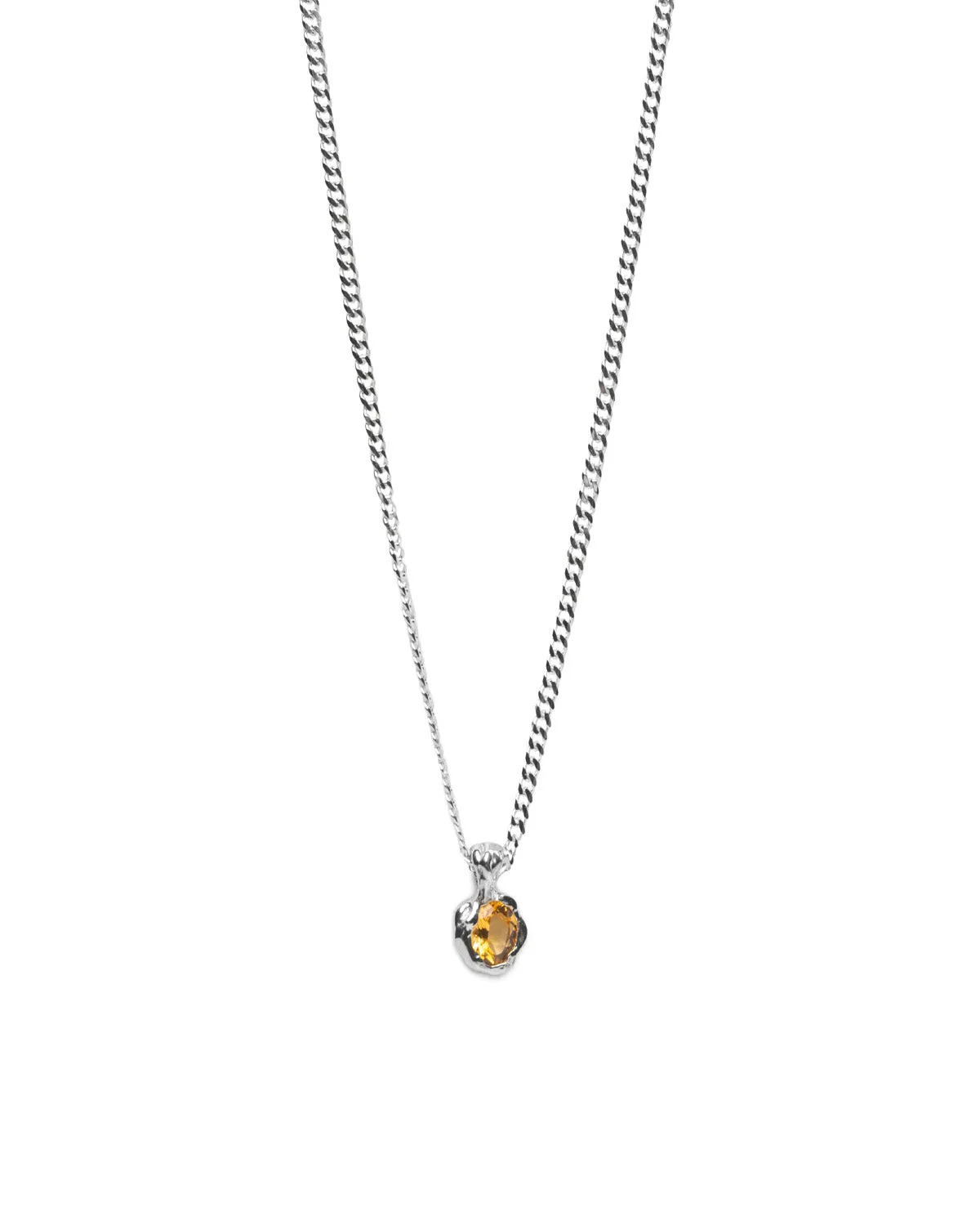 PRINCE Necklace Sterling Silver Citrine