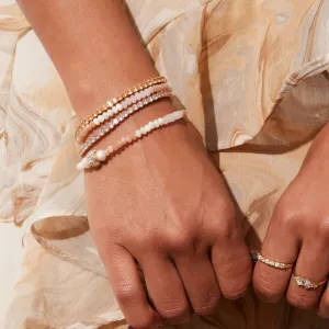 Sea Salt Sparkle Ball Double Wrap Bracelet