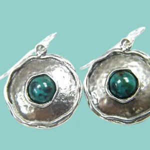 Silver earrings / earrings for woman / dangle earrings turquoise earrings