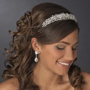 Stunning Solid Swarovski Crystal Encrusted Bridal Headband