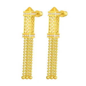 Tassel / Earrings Pearl Gold