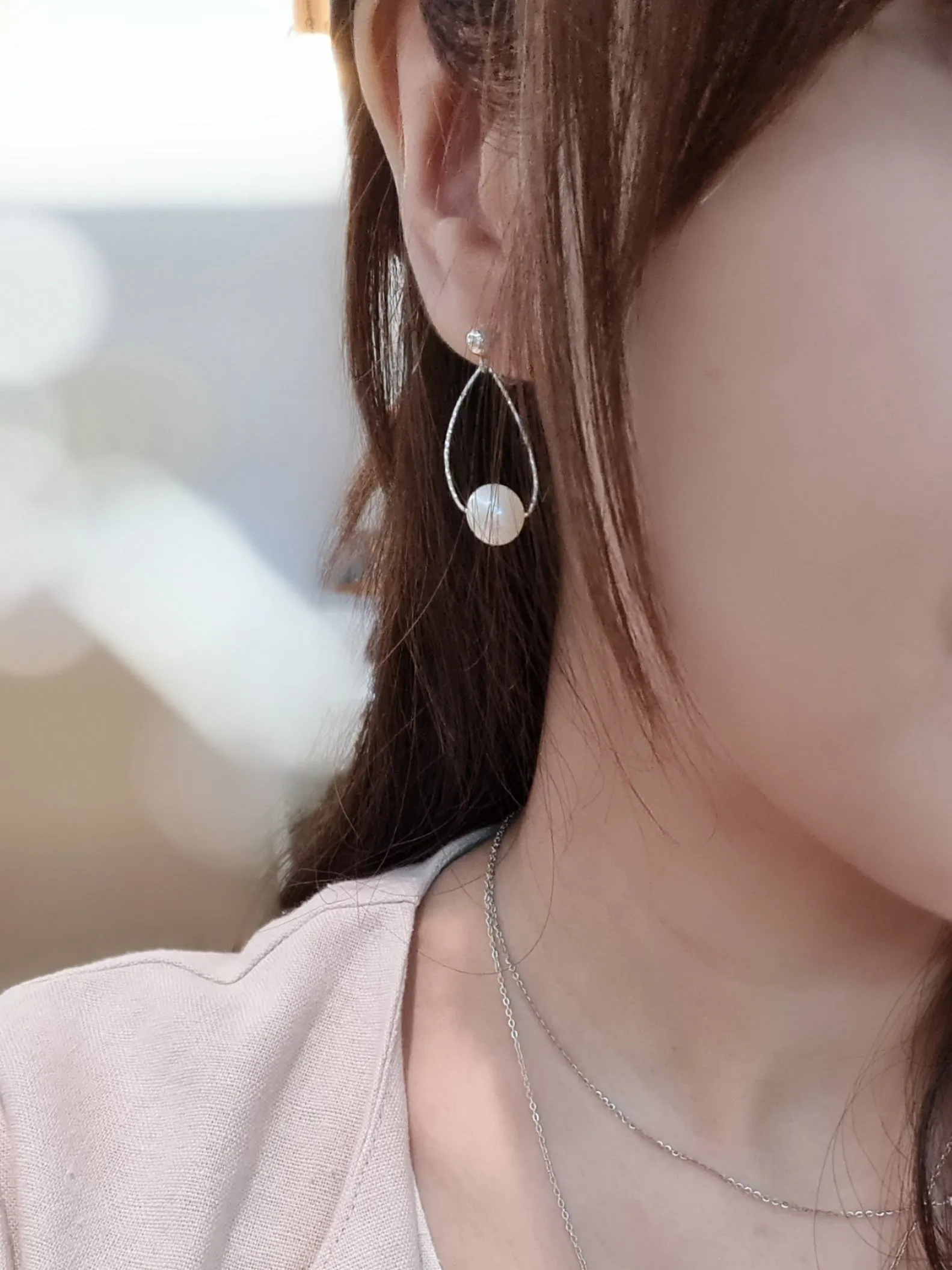 Teardrop collcetion-Baroque Pearl Earring