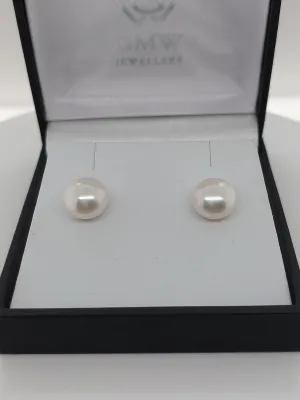 White Button Stud - 9mm