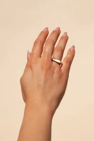 Optimized White Ring with Page Detail