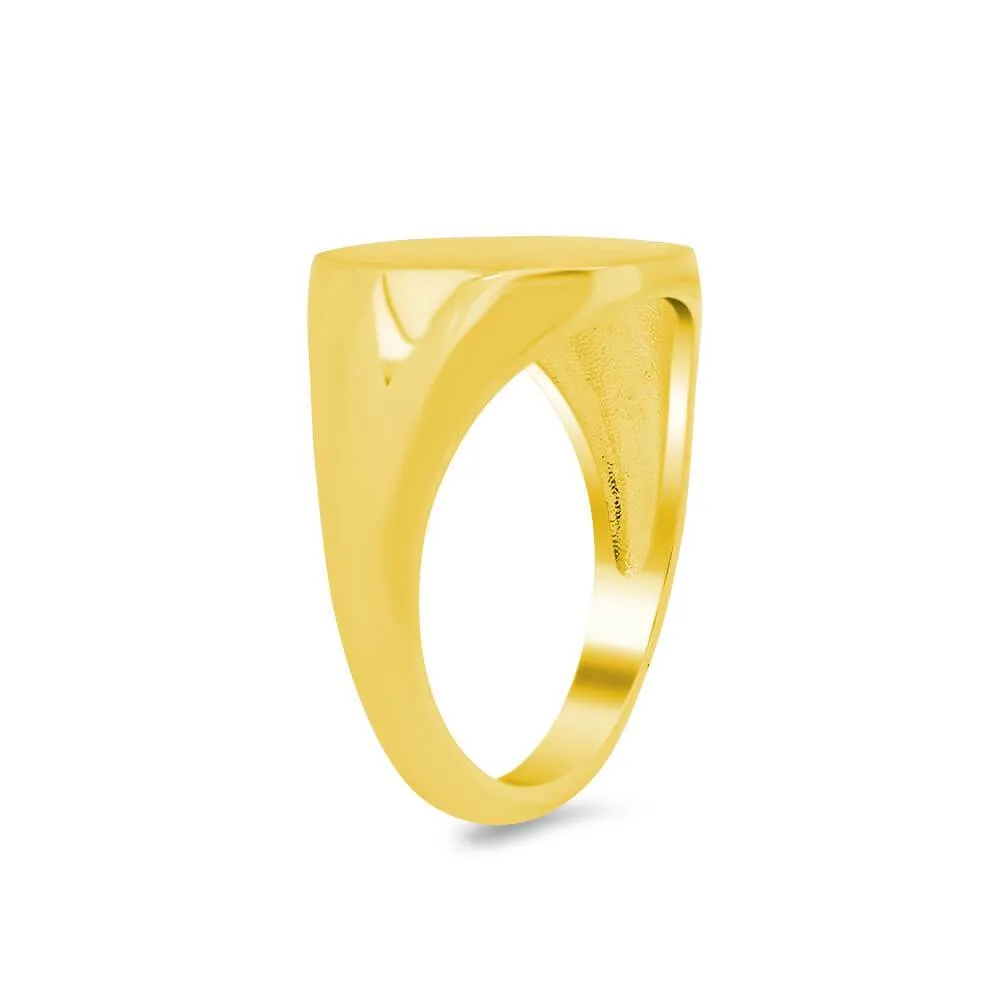 Women's Square Signet Ring - Large