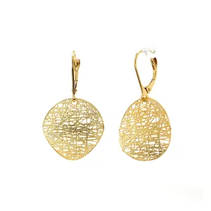 Yellow Gold Dangle Earrings